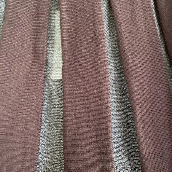 NWT NEW By Anthropologie Sheer Pleated Maxi Skirt size 3x brown color - Picture 4 of 5